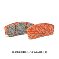EBC Front Brake Pad Set OrangeStuff - Ford Models