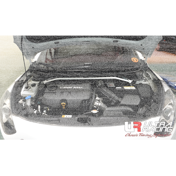 Ultra Racing Front Upper Strut Bar 2-Point - 11-15 Hyundai Elantra (MD) 1.8 (2WD) (Korea/Malaysia) / 12-17 Hyundai I30 (GD) 1.6 (2WD)