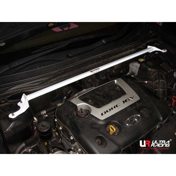 Ultra Racing Front Upper Strut Bar 2-Point - 07-10 Hyundai Avante (HD) 2.0 (2WD) / 07-10 Hyundai Elantra (HD) 2.0 (2WD) / 07-12 Hyundai I30 (FD) 1.6 (2WD)