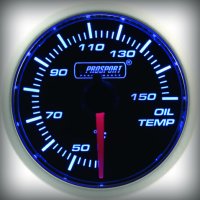 Prosport BF Performance Series oil temperature 52 mm, blue-white