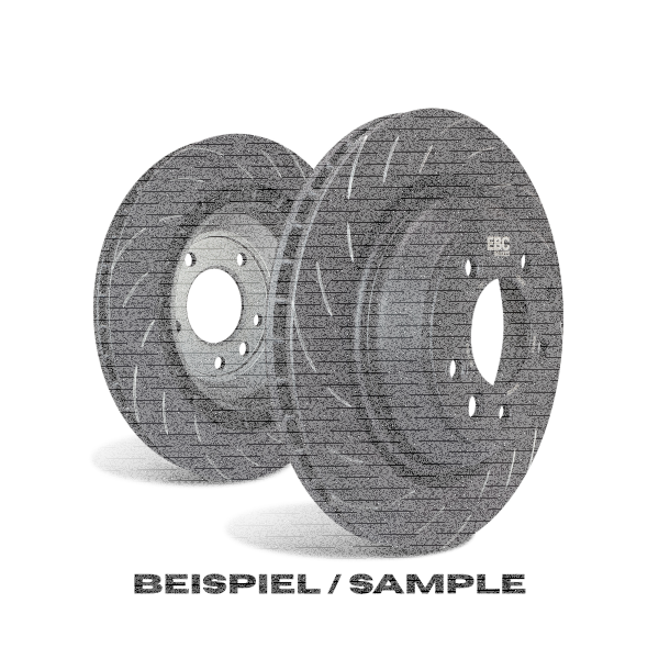 EBC Bremsscheiben Set hinten optisch passend für 2-teilig an Vorderachse  - Audi/ Seat/ Skoda/ VW Modelle