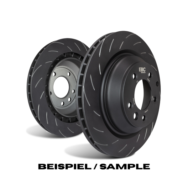 EBC Bremsscheiben Set hinten optisch passend für 2-teilig an Vorderachse  - Ford Modelle