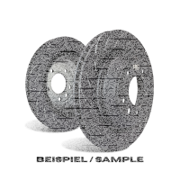 EBC Bremsscheiben Set hinten optisch passend für...