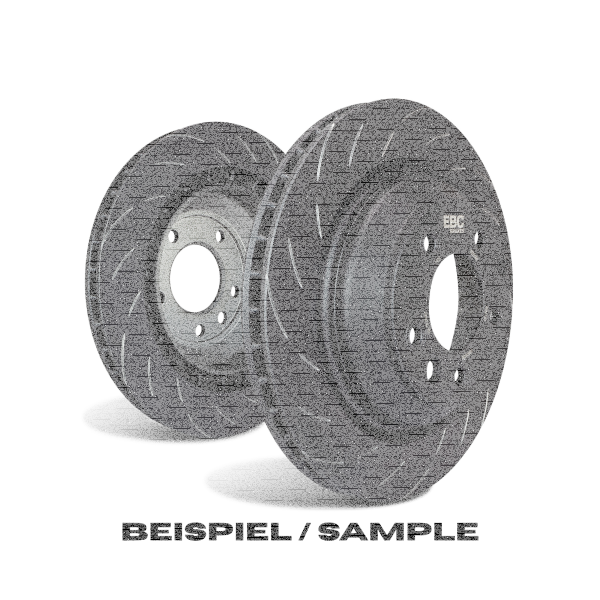 EBC Bremsscheiben Set hinten optisch passend für 2-teilig an Vorderachse  - Mitsubishi Modelle