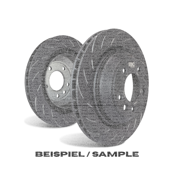 EBC Bremsscheiben Set hinten optisch passend für 2-teilig an Vorderachse  - Cadillac Modelle