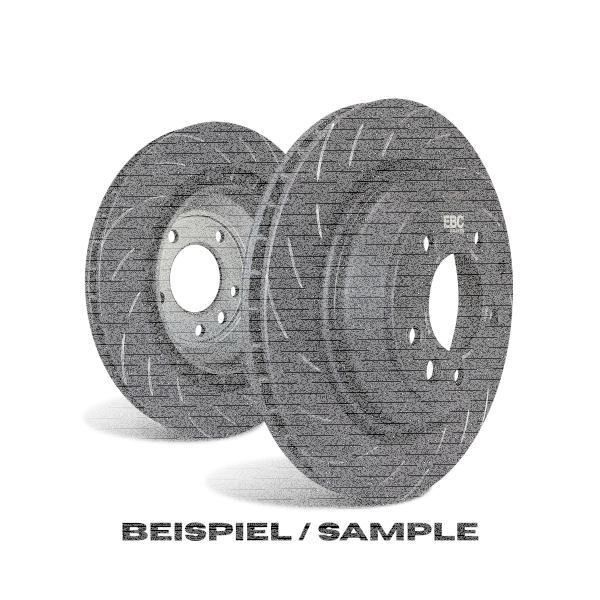 EBC Bremsscheiben Set hinten optisch passend für 2-teilig an Vorderachse  - Dodge Modelle