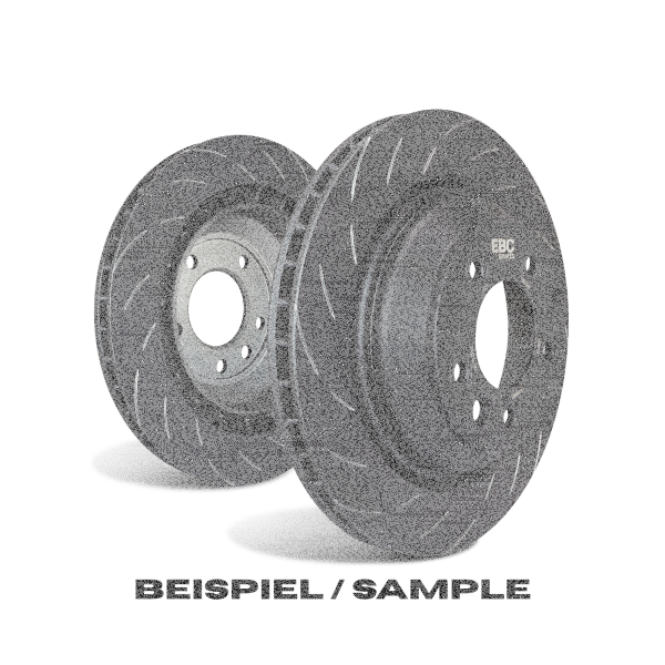 EBC Bremsscheiben Set hinten optisch passend für 2-teilig an Vorderachse  - Chevrolet Modelle