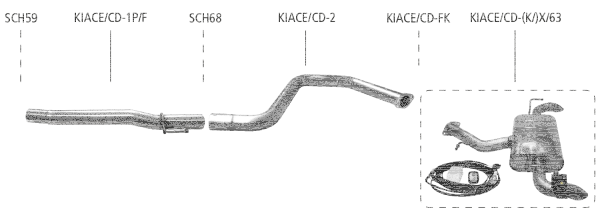 Bastuck Exhaust System - 26+ Kia XCeed 1.6 T-GDI Facelift