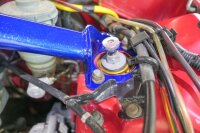 Hardrace "Black Series" Front Upper Strut Bar 2-Point - 88-91 Honda Civic / 88-91 Honda CRX