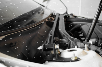 Hardrace "Black Series" Front Upper Strut Bar 2-Point - 14+ VW Golf 7/8 5G/CD (+R)