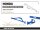 Hardrace "Black Series" Front Upper Strut Bar 3-Point - 92-00 Honda Civic / 94-01 Honda Integra DC2