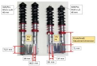 H&R Gewindefahrwerk Monotube - Lancia Delta I