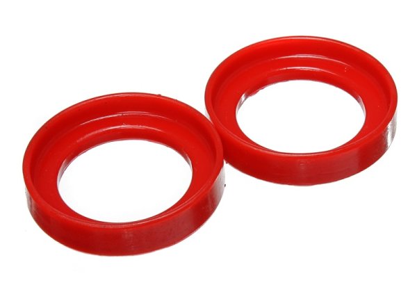 EnergySuspension Front Front Coil Spring Isolators red - 96-00 Honda Civic