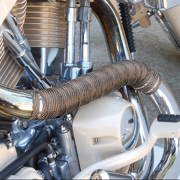 hitzeschutzband motorrad,Auspuffband 2 stücke 1,5m auto motorrad auspuff  wrap rohre header wärmeisolierung rollenband turbo wärmeabgas thermische