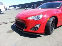 APR Performance Front Wind Splitter - 13-16 Toyota GT86 / Scion FR-S with OEM Front