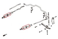 Hardrace TPV Reinforced Tension Rod Bushing Kit - 90-02...