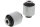 Hardrace Rear Shock Bushings (Harden Rubber) - 98-07 Honda Accord