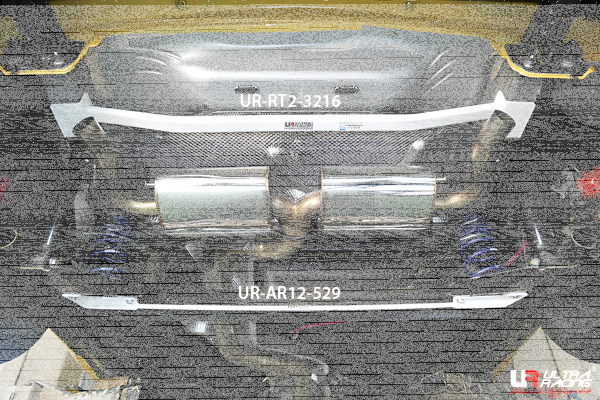 Ultra Racing Torsionstrebe hinten - 12-19 Renault Clio IV RS 1.2T (2WD)