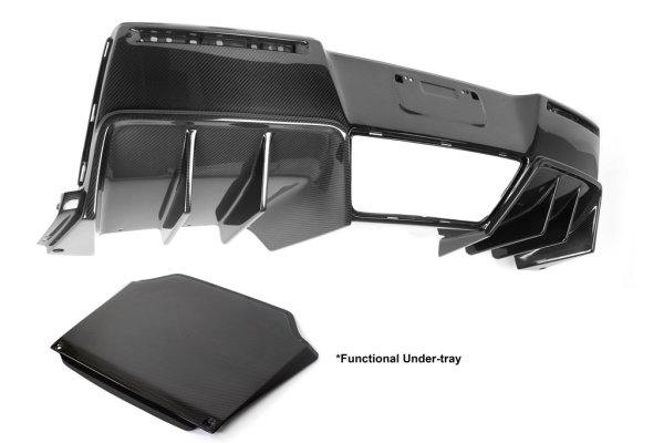 APR Performance Rear Diffuser V2 with Under-Tray - 14+ Chevrolet Corvette C7 / C7 Z06