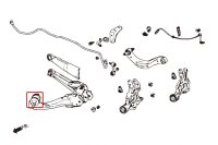 Hardrace Rear Trailing Arm Bushings (Harden Rubber) - 06-16 Honda Civic FB/FD/FG