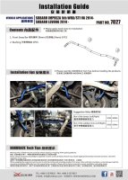 Hardrace Front Sway Bar 28 mm - 14+ Subaru Impreza VA STI