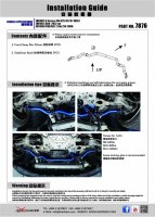 Hardrace Front Sway Bar 32 mm - Nissan 370Z / Infiniti G37