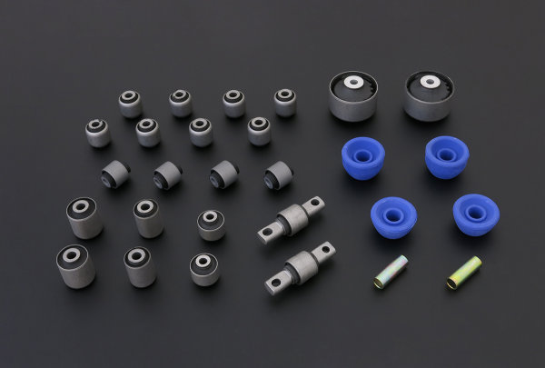 Hardrace Complete Bushing Kit (Harden Rubber) - 90-93 Honda Accord