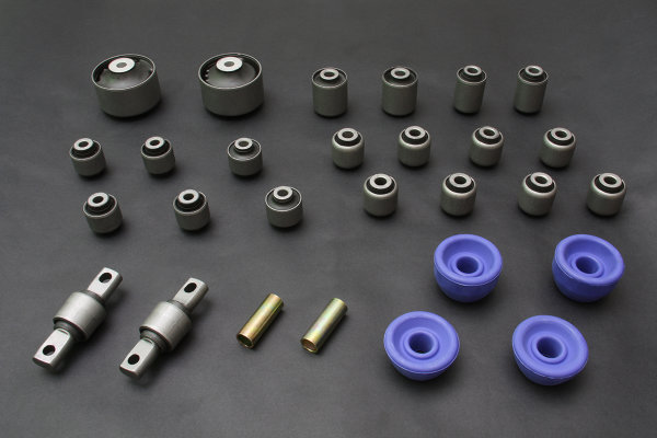 Hardrace Complete Bushing Kit (Harden Rubber) - 94-97 Honda Accord