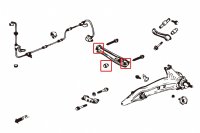 Hardrace Buchsen Querlenker hinten unten (40 mm...