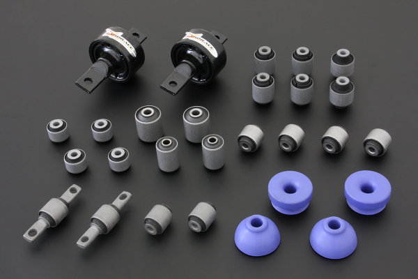 Hardrace Complete Bushing Kit (Harden Rubber) - 90-93 Honda Integra DA