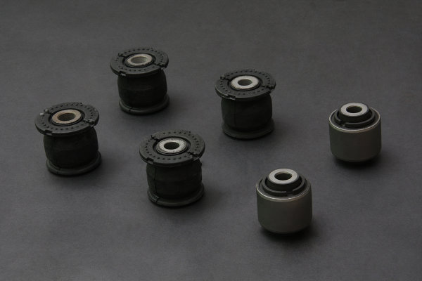 Hardrace Rear Knuckle Bushings (Harden Rubber) - 02-06 Honda CR-V / 01-05 Honda Civic (w/o Type-R/ES)