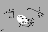 Hardrace Querlenker Set seitlich hinten (Hartgummi) -...