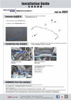 Hardrace Rear Sway Bar 22 mm - 02-06 Honda CR-V RD4/RD5/RD6/RD7/RD8