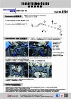 Hardrace Front Sway Bar 25.4 mm - 12-16 Honda Civic FB/FG