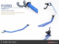 Hardrace Front Upper Strut Bar 2-Point - 08-17 Ford Fiesta MK7 1.0T/ ST (LHD Models)