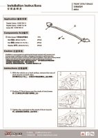 Hardrace Front Upper Strut Bar 2-Point - 06-18 Toyota Camry / 06-12 Lexus ES XV40/XV50