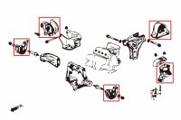 Hardrace Reinforced Engine Mounts (Street Version) -...