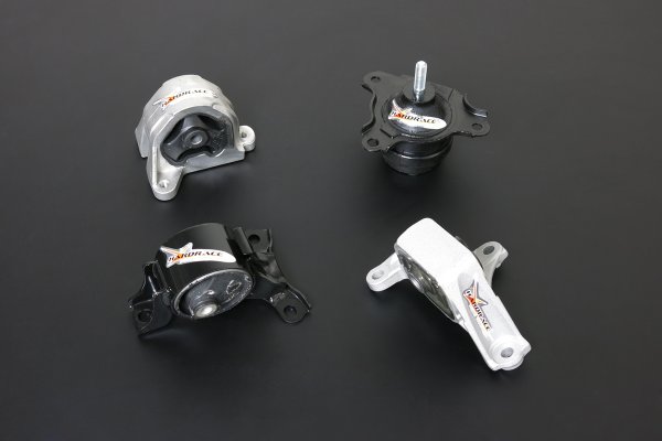 Hardrace Reinforced Engine Mounts Set (Street Version) - 01-05 Honda Civic EP3 / 02-06 Acura RSX / 02-06 Honda DC5