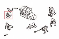 Hardrace Reinforced Engine Mount (Race Version) (Right) - 01-05 Honda Civic EP3 / 02-06 Acura RSX / 02-06 Honda DC5