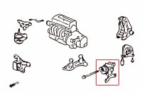 Hardrace Reinforced Transmission Mount - 01-05 Honda Civic EP3 / 02-06 Acura RSX / 02-06 Honda DC5