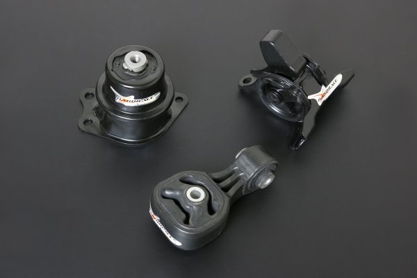 Hardrace Reinforced Engine Mounts (Street Version) - 08-14 Honda Jazz / Fit GE AT