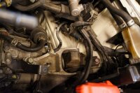 Hardrace verstärkter Motorhalter (Street Version) links - 08-14 Honda Jazz / Fit GE AT