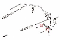 Hardrace Buchsen Querlenker vorn unten (Uniball) - 94-02 Honda Accord