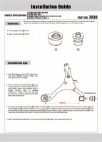 Hardrace Buchsen Querlenker Set (inkl. Nachlaufversteller) vorn unten (Uniball) - 01-05 Honda Civic / 02-06 Acura RSX / 02-06 Honda DC5