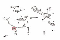 Hardrace Buchsen Stabilisator vorn 28 mm - Nissan Silvia 240SX S14/S15