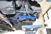 Hardrace Querlenker vorn unten (Hartgummi) blau - 92-95 Honda Civic / 94-01 Honda Integra DC2