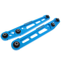 Hardrace Rear Lower Control Arm (Aluminium + Harden Rubber) blue - 96-00 Honda Civic
