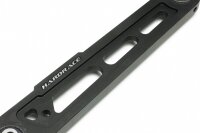 Hardrace Querlenker (Aluminium) hinten unten (Hartgummi) schwarz - 96-00 Honda Civic