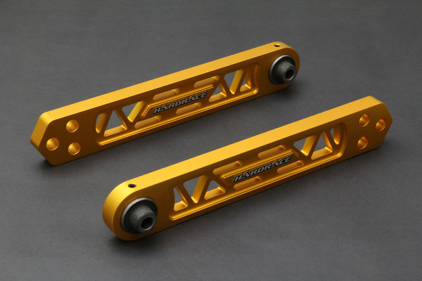 Hardrace Rear Lower Control Arm (Aluminium + Harden Rubber) gold - 01-05 Honda Civic EP3/ES