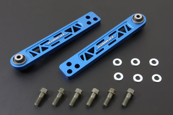 Hardrace Rear Lower Control Arm (Aluminium + Harden Rubber) blue - 02-06 Honda CR-V / 02-06 Honda DC5 / 02-06 Acura RSX